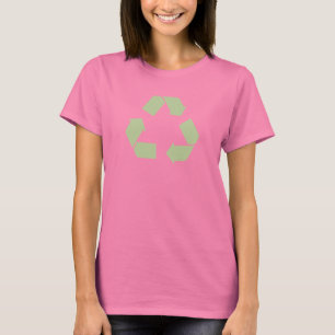 ÅtervinnasymbolT-tröja som är tillgänglig med T-shirt