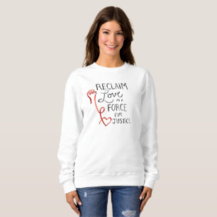 Återvinner kärlek som en styrka för rättvisatr t shirt