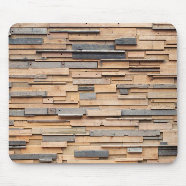 Återvinner trä, hållbart materiellt musmatta (Framsidan)