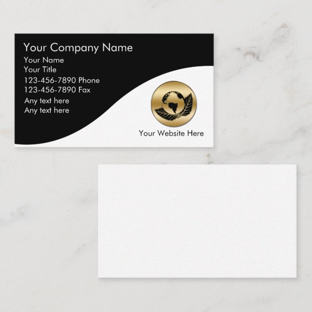 Återvinning av Affärskort Visitkort (Fram/baksida)