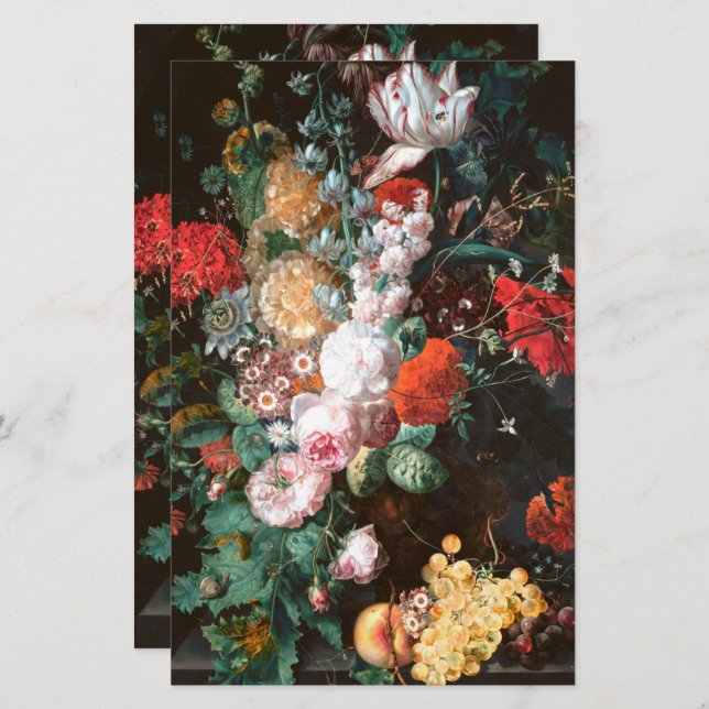 Återvinning av återvunnen blommigt - hemmaad soap- brevpapper (Fram/baksida)