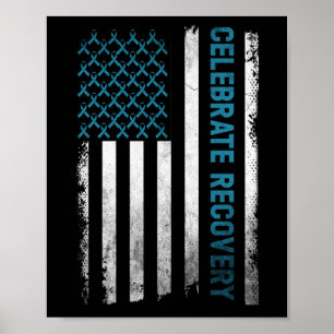 Återvinning av drogalkoholberoende Celebrate Recov Poster