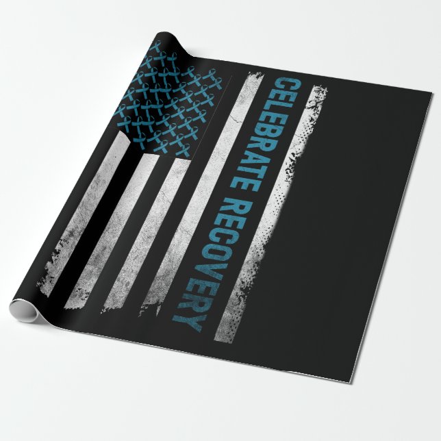 Återvinning av drogalkoholberoende Celebrate Recov Presentpapper (Utrullad)