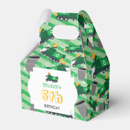 Återvinning av födelsedag i Sopor Lastbil Mönster Presentaskar