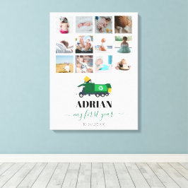 Återvinning av foton från första året i Sopor Last Canvastryck