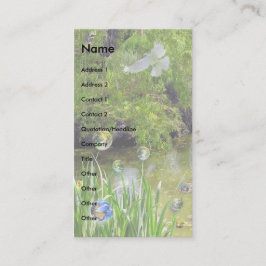 Återvinning av jorden! visitkort