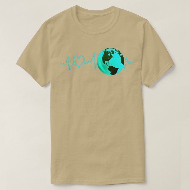 Återvinning av klimatförändring, aktivering av kli t shirt (Design framsida)