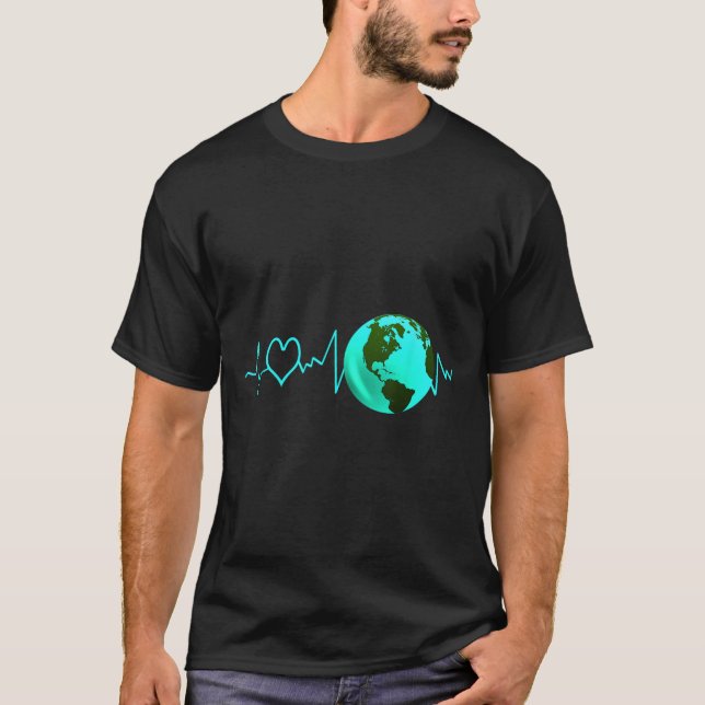 Återvinning av klimatförändring, aktivering av kli t shirt (Framsida)