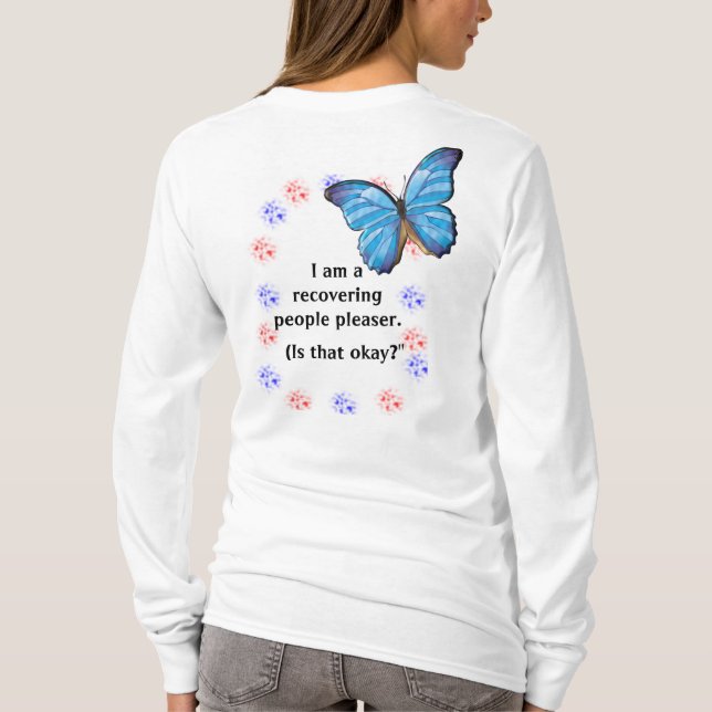 Återvinning av människor glädjer t shirt (Baksida)