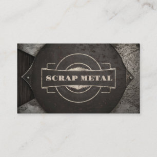 Återvinning av metalliskt Affärskort i Metall Visitkort