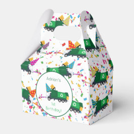 Återvinning av personlig Sopor Lastbil Party Mönst Presentaskar