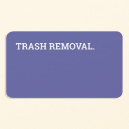 Återvinning av skräppost från Sopor 2022-Affärskor Visitkort