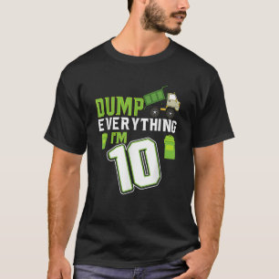 Återvinning av Sopor 10 år gamla Sopor Lastbil 10: T Shirt