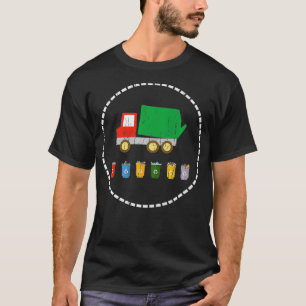 Återvinning av T-Shirt från sopor Lastbil