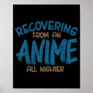 Återvinning från djur hela natten Anime Manga K Poster