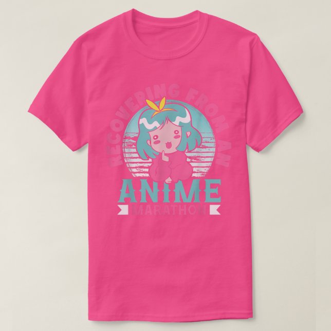 Återvinning från en Anime Marathon Otaku Manga Cos T Shirt (Design framsida)