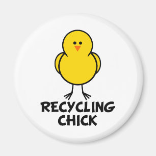 Återvinningchick Magnet