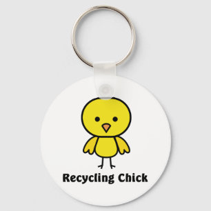 Återvinningchick Nyckelring