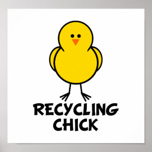 Återvinningchick Poster