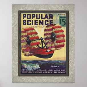 ÅTERVINNINGSART: 1930-talets MAGAZINTÄCKNINGART Poster