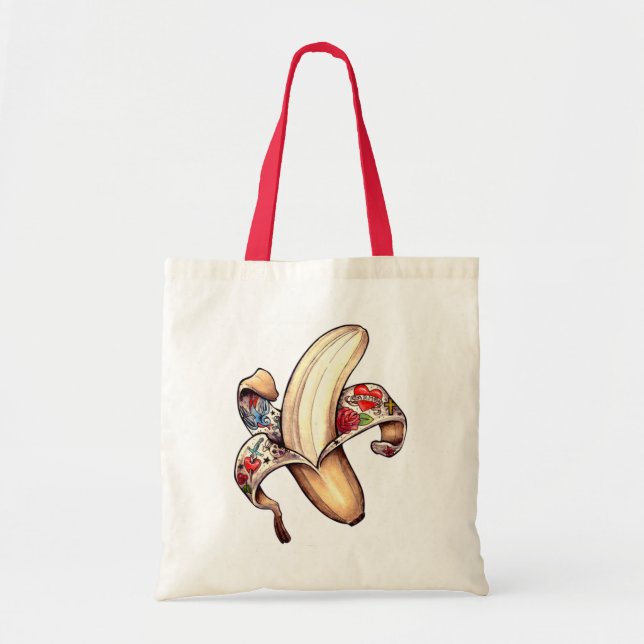 Återvinningsbar shopping bag för Hannah banan! Tygkasse (Framsidan)