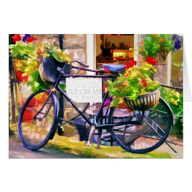 ÅTERVINNINGskort Hälsningskort (Framsidan Horizontal)