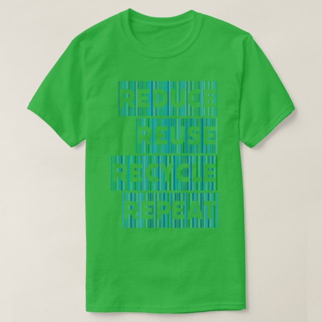 Återvinningsmiljö Klimatskydd T Shirt (Design framsida)