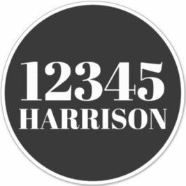 Återvinningsnummer för sopor i anpassningsbar, tun klistermärken