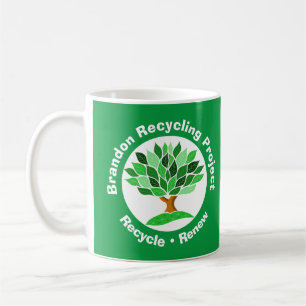 Återvinningsprojekt. Återvinna och förnyelse. Kaffemugg