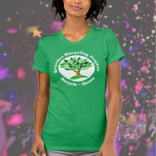 Återvinningsprojekt. Återvinna och förnyelse. T Shirt