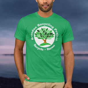 Återvinningsprojekt. Återvinna och förnyelse. T Shirt