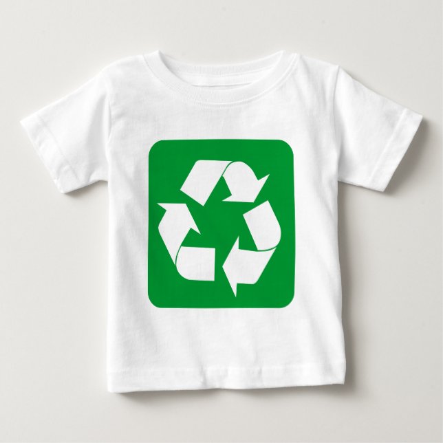 Återvinningssignal - Grass-Grönt T-shirt (Framsida)