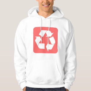 Återvinningssignal - Tropisk Rosa Hoodie