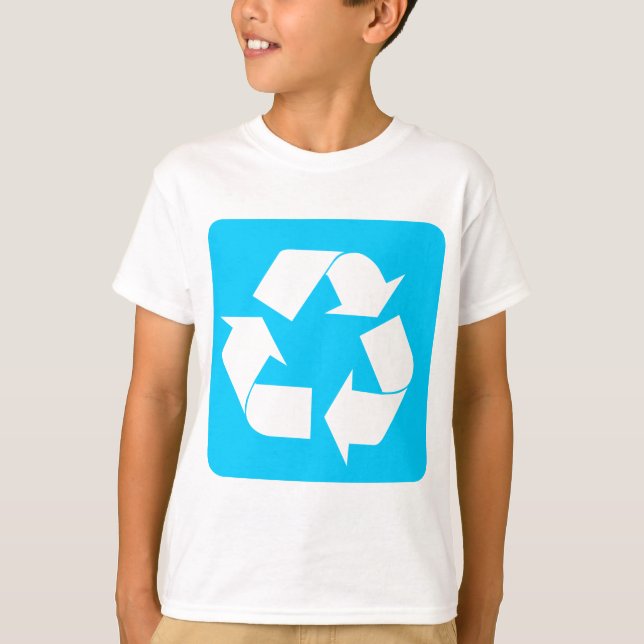 Återvinningsskylt - Himlar Blue Tee (Framsida)