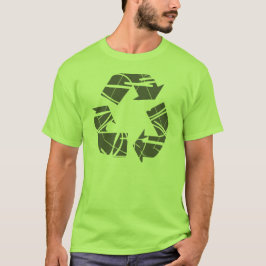 Återvinningsskylt med Grått-fraktion Tee Shirt
