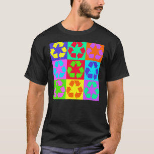 Återvinningssymbol - Återvinna - Miljövänlig - Fär T Shirt