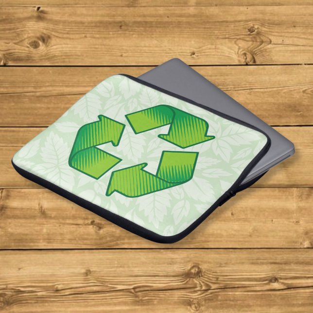 Återvinningssymbol Laptop Sleeve (Skapare uppladdad)