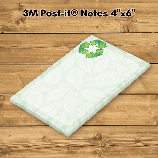 Återvinningssymbol Post-it Block (Skapare uppladdad)