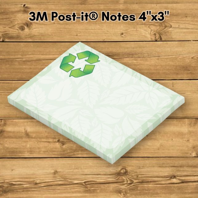 Återvinningssymbol Post-it Block (Skapare uppladdad)