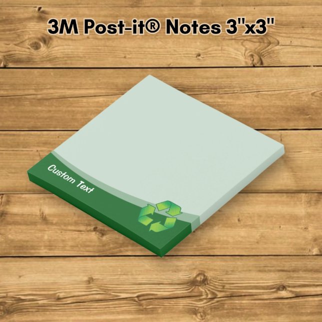 Återvinningssymbol Post-it Block (Skapare uppladdad)