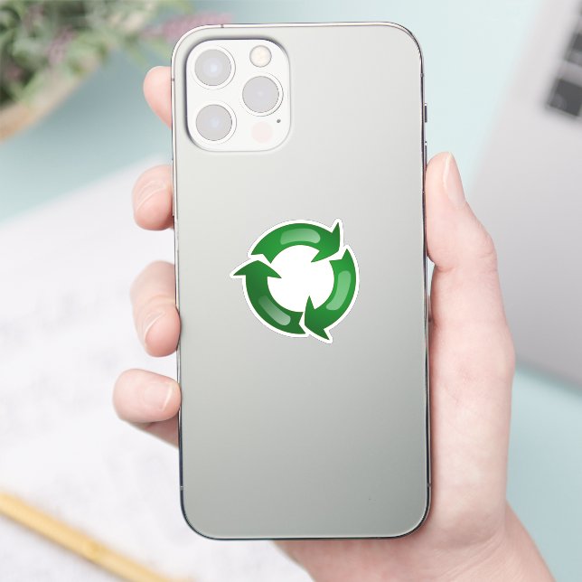 Återvinningssymbolen Klistermärken (Telefon)
