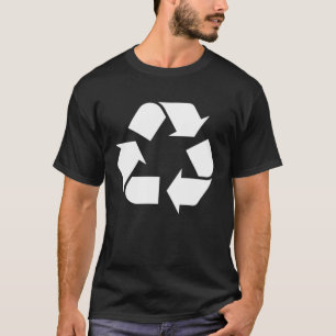 Återvinningssymbolens Återvinna i Sopor T Shirt