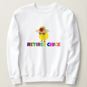 Återvunnen Chick, färglös utformning. T Shirt