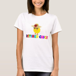 Återvunnen Chick, färgstark design T Shirt
