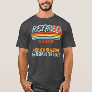 Återvunnen elektricitet under den nya hanteringsgå t shirt