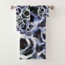 återvunnen indigo shibori :