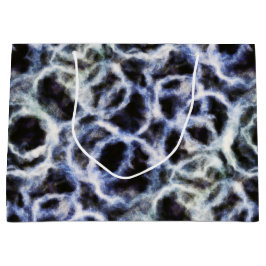 återvunnen indigo shibori :