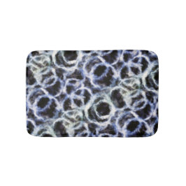 återvunnen indigo shibori : badrumsmatta