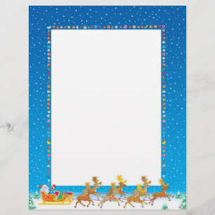 Återvunnen jul - Papper - Santa Sleigh-design