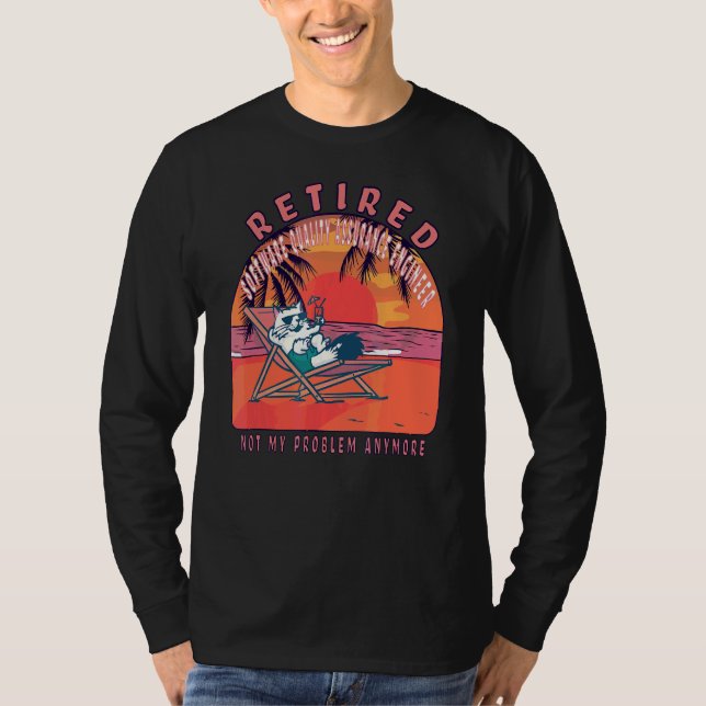 Återvunnen kvalitetssäkring för Software Ingenjör  T Shirt (Framsida)